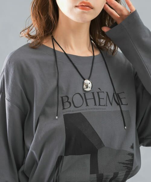 ＊＊URBAN RESEARCH ROSSO / アーバンリサーチ ロッソ ネックレス・ペンダント・チョーカー | CHIGNON　トップ&コードチョーカー（SILVER）