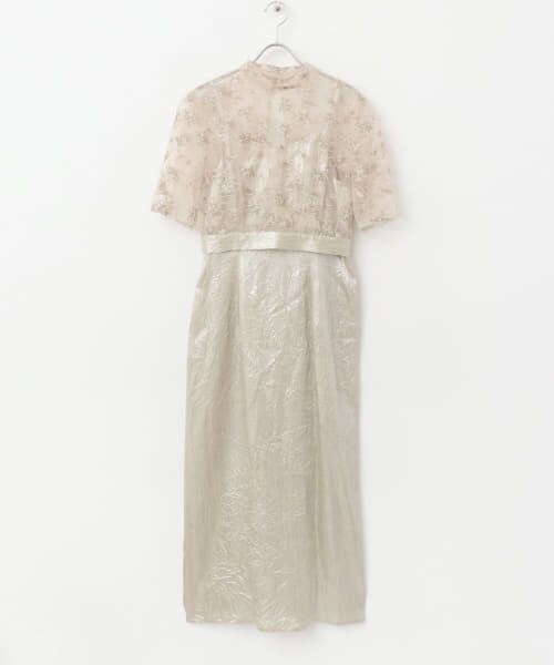 ＊＊URBAN RESEARCH ROSSO / アーバンリサーチ ロッソ ドレス | kaene　エンブロイダリーレースブラウスセットドレス（beige）