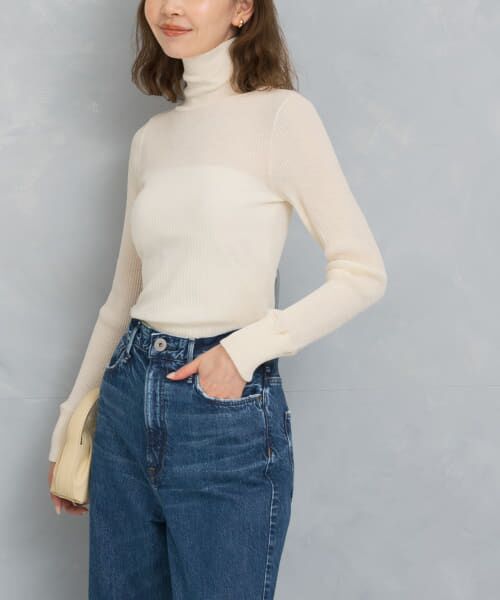 ＊＊URBAN RESEARCH ROSSO / アーバンリサーチ ロッソ ニット・セーター | GICIPI　PRUGNA（Panna）