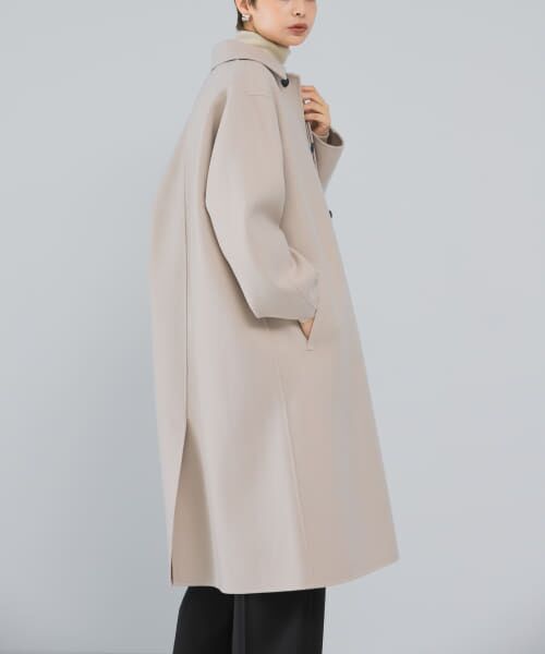 セール】 ATON MELTON BALMACAANCOAT （ステンカラーコート