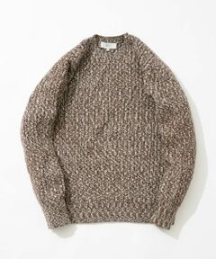 『WEB限定』『XLサイズあり』スラブリブクルーネックニット