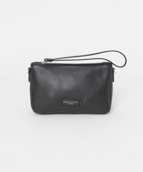 ＊＊URBAN RESEARCH ROSSO / アーバンリサーチ ロッソ ショルダーバッグ | GIANNI CHIARINI　NORA POUCH（NERO）