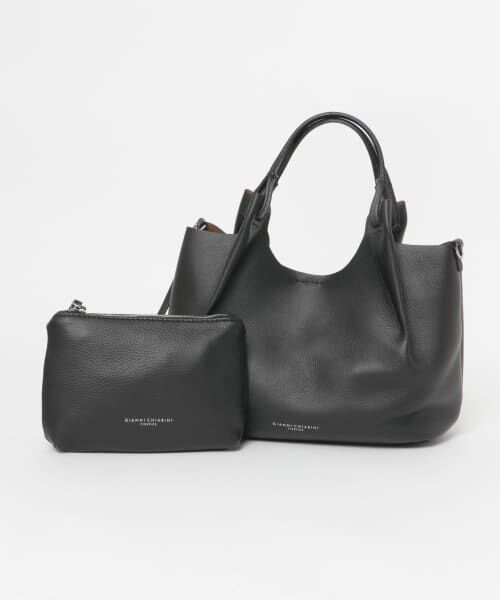 ＊＊URBAN RESEARCH ROSSO / アーバンリサーチ ロッソ ハンドバッグ | GIANNI CHIARINI　DUA（NEROCASTOR）