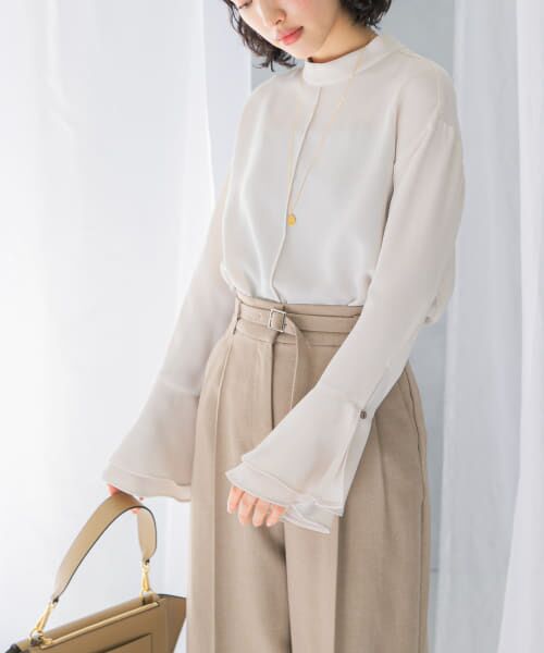 ＊＊URBAN RESEARCH ROSSO / アーバンリサーチ ロッソ シャツ・ブラウス | フレアスリーブブラウス（ivory）