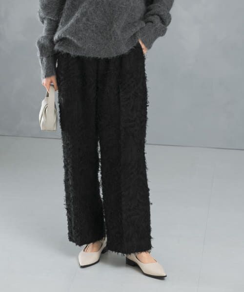 ＊＊URBAN RESEARCH ROSSO / アーバンリサーチ ロッソ その他パンツ | シャギーイージーパンツ（black）