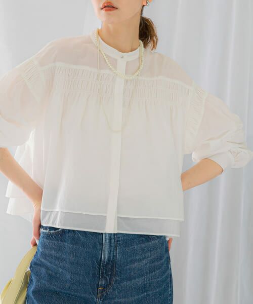 【タグ付き！新品未使用】URBAN RESEACH ブラウス Amazon.co.jp: [アーバンリサーチ アイテムズ] シャツ ブラウス