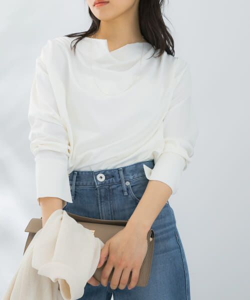 URBANRESEARCH ブラウスレイヤードドレス FREE サックス タグ付 URBANRESEARCH ブラウスレイヤードドレス FREE サックス