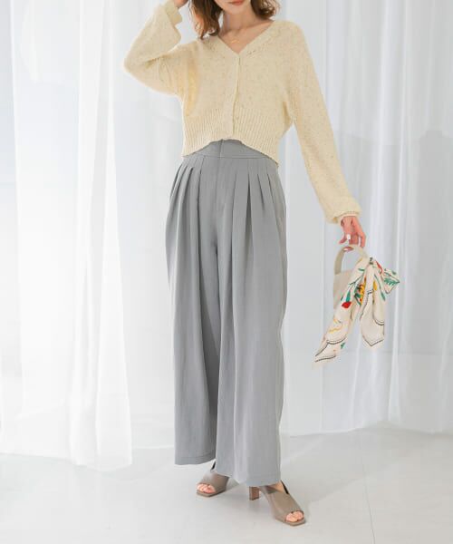 ＊＊URBAN RESEARCH ROSSO / アーバンリサーチ ロッソ その他パンツ | ライトタックパンツ（L.GRAY）