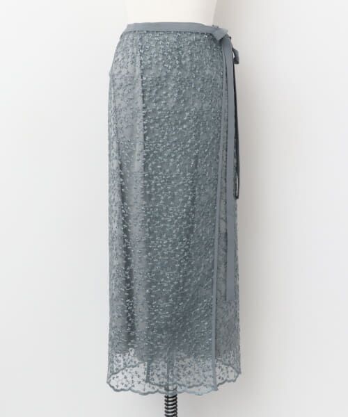 セール】 フラワースパンコールレーススカート (スカート セール】 フラワースパンコールレーススカート (スカート