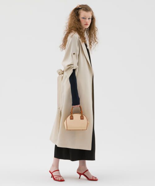 アーバンリサーチ ロングコートガウンコート ベルト付き ウール混 マキシ丈コート URBAN RESEARCH ROSSO｜ロングガウンコート | Rakuten Fashion