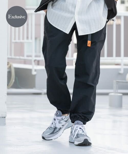 ＊＊URBAN RESEARCH ROSSO / アーバンリサーチ ロッソ その他パンツ | 『別注』Gramicci　デュラブルナイロンジョガーパンツ（BLACK）