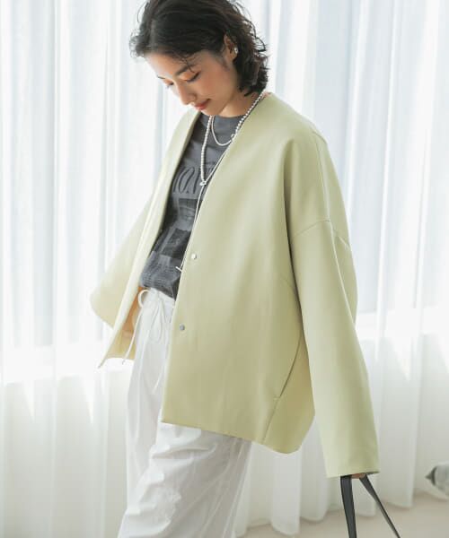 ＊＊URBAN RESEARCH ROSSO / アーバンリサーチ ロッソ その他アウター | 『一部別注カラー』ELENDEEK　FORM SHORT COAT（YLW）