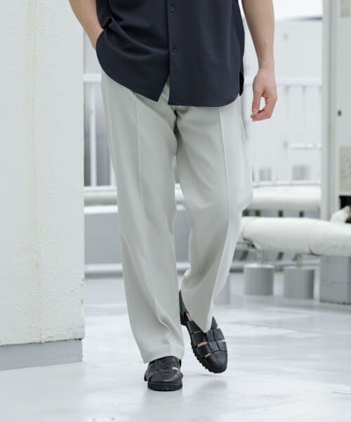 ＊＊URBAN RESEARCH ROSSO / アーバンリサーチ ロッソ その他パンツ | 『WEB限定』『XLサイズあり』クラシックヘリンボーンストレートパンツ（IVORY）