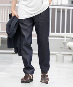 『WEB限定』『XLサイズあり』ベルテッドデニムスラックス