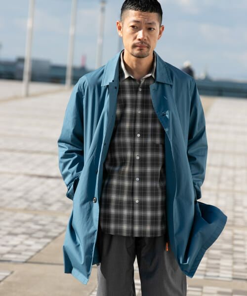 URBAN RESEARCH ROSSO MEN スプリングコート　グレー　S URBAN RESEARCH ROSSO MEN ステンカラーコート コート スーパー