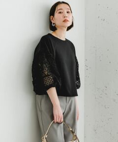 ＊＊URBAN RESEARCH ROSSO / アーバンリサーチ ロッソ シャツ・ブラウス | F by ROSSO　コードレースドッキングブラウス