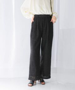 レースワイドパンツ