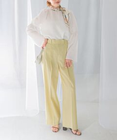 ハイウエストワイドスラックス