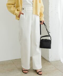 『MADE IN JAPAN』F by ROSSO　モンスターストレッチワイドストレートデニム