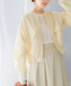 オーガンジーシアーブルゾン