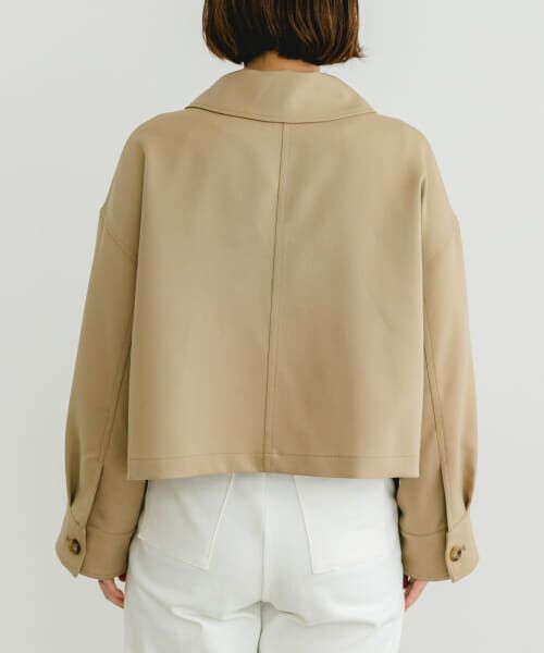 u♡。cygne ビックカラーショートコート 新品 cygne ビックカラーショートコート