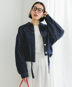 F by ROSSO　デニムショートジャケット