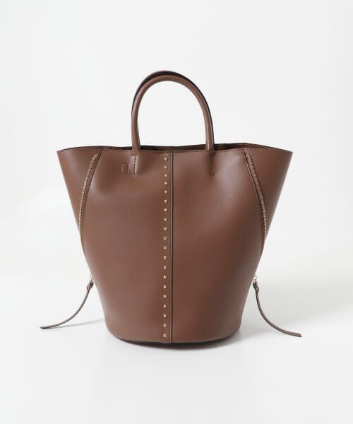 ＊＊URBAN RESEARCH ROSSO / アーバンリサーチ ロッソ トートバッグ | サイドジップバケットバッグ（BROWN）