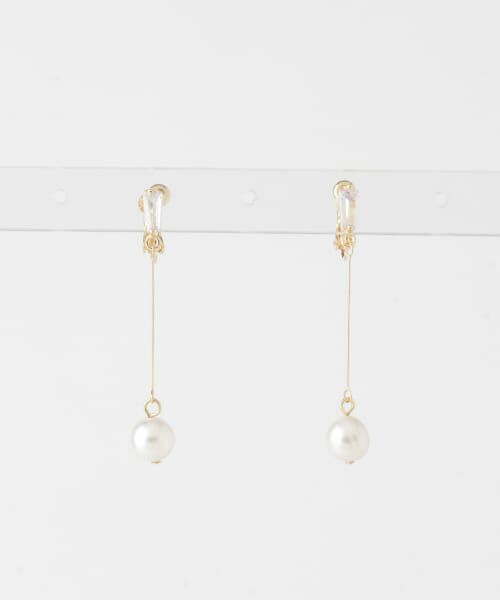 ＊＊URBAN RESEARCH ROSSO / アーバンリサーチ ロッソ ピアス・イヤリング | ドロップパールイヤリング（GOLD）