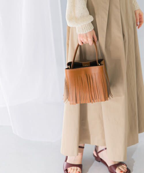 セール】 AULENTTI フリンジBAG （ハンドバッグ）｜＊＊URBAN