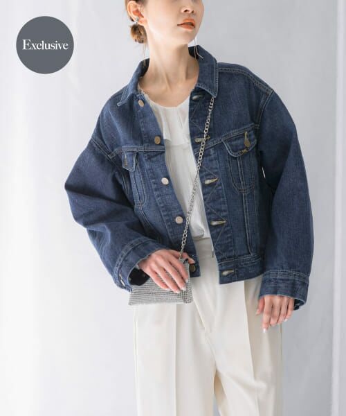 ＊＊URBAN RESEARCH ROSSO / アーバンリサーチ ロッソ Gジャン・デニムジャケット | 『別注』Lee101×ROSSO　SHORT JACKET（MEDIUMUSED）