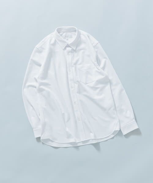 ＊＊URBAN RESEARCH ROSSO / アーバンリサーチ ロッソ シャツ・ブラウス | 『WEB限定』『セットアップ対応/XLサイズあり』コンフォータブルドライロングスリーブシャツ（WHITE）
