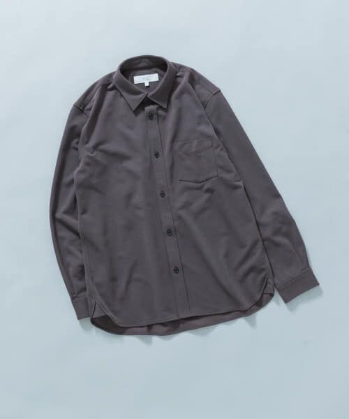 ＊＊URBAN RESEARCH ROSSO / アーバンリサーチ ロッソ シャツ・ブラウス | 『WEB限定』『セットアップ対応/XLサイズあり』コンフォータブルドライロングスリーブシャツ（CHARCOAL）
