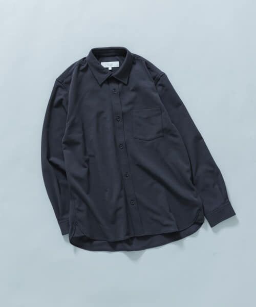 ＊＊URBAN RESEARCH ROSSO / アーバンリサーチ ロッソ シャツ・ブラウス | 『WEB限定』『セットアップ対応/XLサイズあり』コンフォータブルドライロングスリーブシャツ（NAVY）
