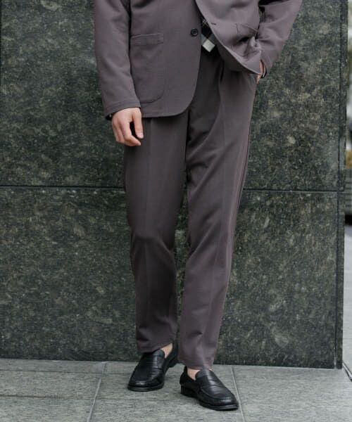 ＊＊URBAN RESEARCH ROSSO / アーバンリサーチ ロッソ その他パンツ | 『セットアップ対応/XLサイズあり』コンフォータブルドライイージースラックス（CHARCOAL）