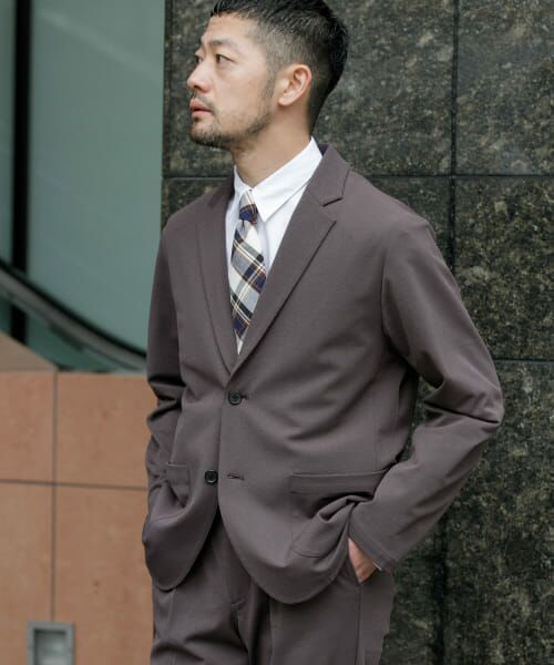 ＊＊URBAN RESEARCH ROSSO / アーバンリサーチ ロッソ テーラードジャケット | 『WEB限定』『セットアップ対応/XLサイズあり』コンフォータブルドライジャケット（CHARCOAL）