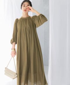 リネンライク2wayオフショルワンピース