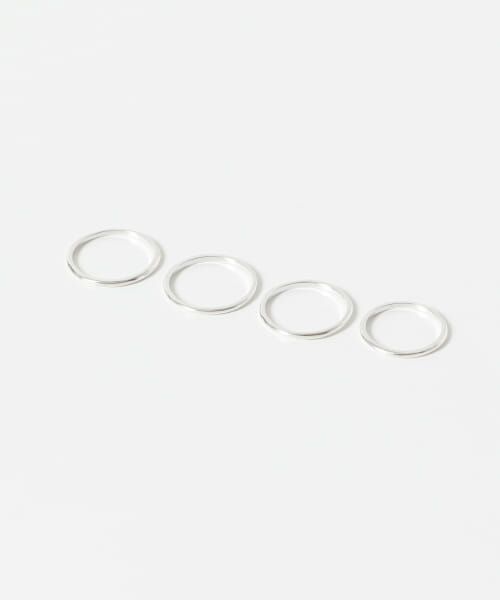 ＊＊URBAN RESEARCH ROSSO / アーバンリサーチ ロッソ リング | Lapuis　SV925 Four SET リングB（シルバー）
