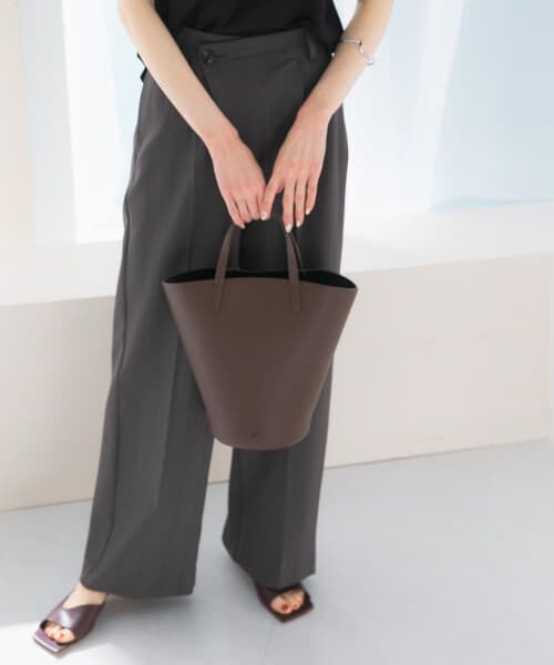 ＊＊URBAN RESEARCH ROSSO / アーバンリサーチ ロッソ ハンドバッグ | &MyuQ　ERA MINI BAG（BROWN）