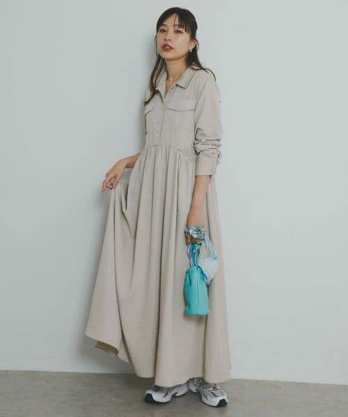 セール】 F by ROSSO フラップデザインシャツワンピース （ワンピース