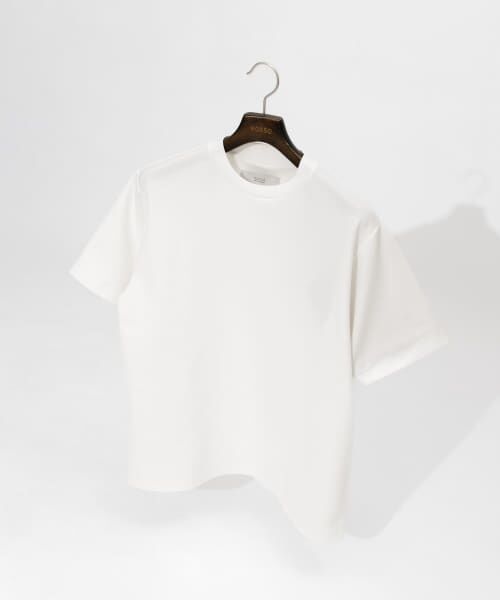 ＊＊URBAN RESEARCH ROSSO / アーバンリサーチ ロッソ Tシャツ | 『接触冷感/吸水速乾』『XLサイズあり』ハイパフォーマンスSTANDARDポンチTシャツ（WHITE）