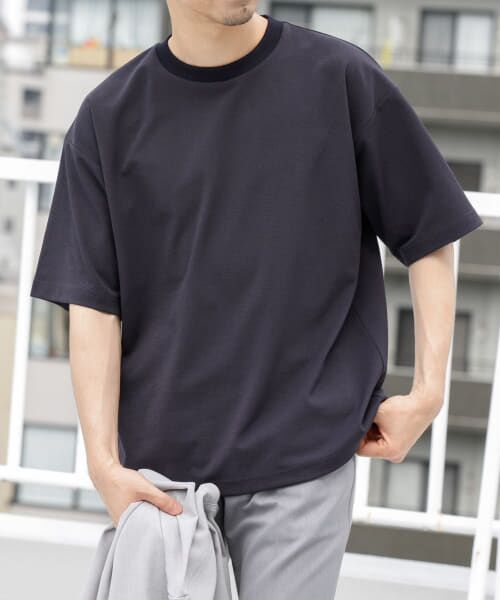＊＊URBAN RESEARCH ROSSO / アーバンリサーチ ロッソ Tシャツ | 『セットアップ対応/XLサイズあり』コンフォータブルドライプルオーバー（NAVY）