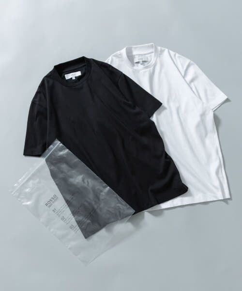 ＊＊URBAN RESEARCH ROSSO / アーバンリサーチ ロッソ Tシャツ | 『WEB限定』『XLサイズあり』吸湿速乾 2PACK T-SHIRTS（WHTxBLK）