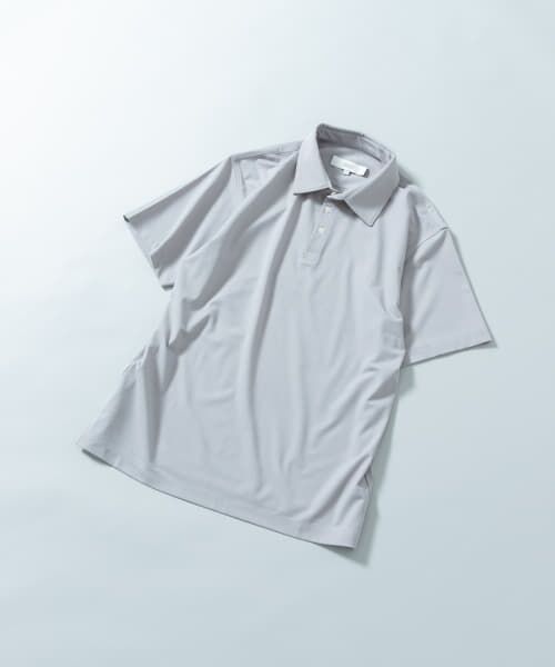＊＊URBAN RESEARCH ROSSO / アーバンリサーチ ロッソ ポロシャツ | 『XLサイズあり』ハイパフォーマンスコンフォートポロシャツ（LIGHT GRAY）