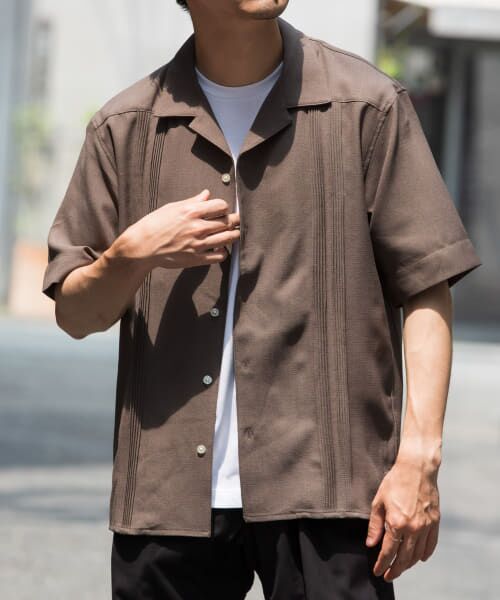 RUSSELUNO XL 半袖　シャツ URBAN RESEARCH ROSSO MEN シャツ 「防シワ/防臭」「XLサイズ