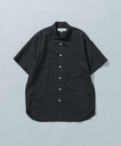 『WEB限定』『XLサイズあり』ストライプレギュラーカラー半袖シャツ