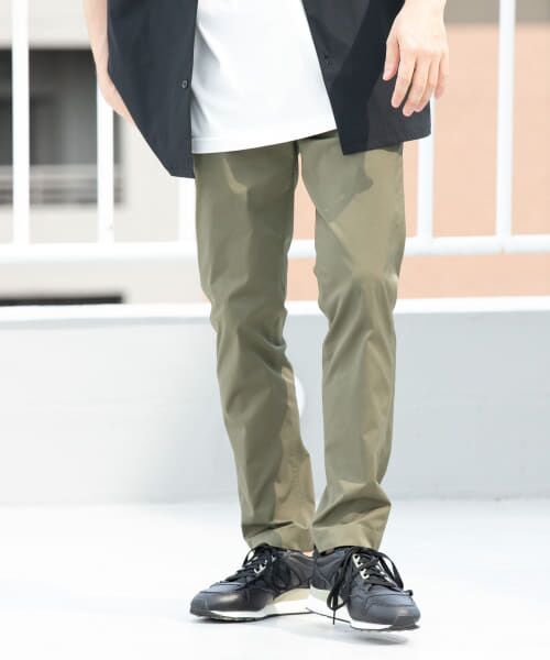 ＊＊URBAN RESEARCH ROSSO / アーバンリサーチ ロッソ その他パンツ | 『WEB限定』『XLサイズあり』ポリエステルチノスリムパンツ（KHAKI）