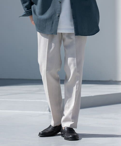 ＊＊URBAN RESEARCH ROSSO / アーバンリサーチ ロッソ その他パンツ | 『WEB限定』サマーツイードイージースラックス（BEIGE）