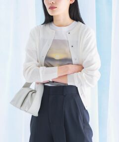 ウォッシャブルショートカーディガン