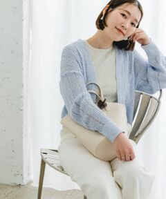 ＊＊URBAN RESEARCH ROSSO / アーバンリサーチ ロッソ カーディガン・ボレロ | F by ROSSO　透かし編みショートカーディガン