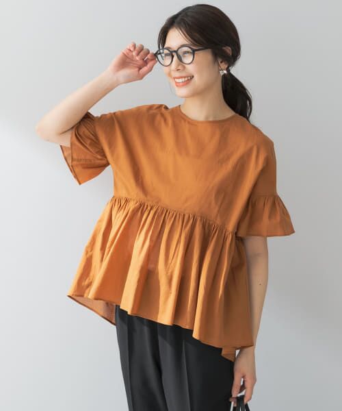 新品タグ付◉ ROSSO F by ROSSO　タックネックリボンブラウス 新品タグ付◉ ROSSO F by ROSSOタックネックリボンブラウス